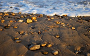 separation of stones and water